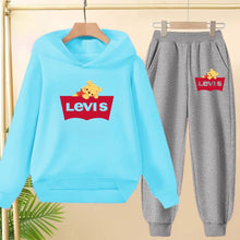 Load image into Gallery viewer, Kids Hooded Sportswear Set
