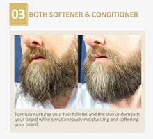 Load image into Gallery viewer, 30ml Natural Beard Care Serum for Men, Hydrates Repairs Beard Roots Styling Care Nourishing Soft Shine Beard &amp; Moustache Spray
