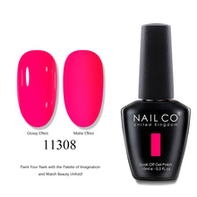 Load image into Gallery viewer, NAILCO 2025 Hot 15ML Gel Nail Polish Nails Semi-permanent UV Varnish High Quality Glass Bottle Nail Art Polish For Manicure
