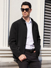 Load image into Gallery viewer, Men’s Plus-Size Stand Collar Business Blazer
