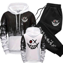 Load image into Gallery viewer, Men's Tracksuit  Men Two Piece Sets Versatile Casual Jogging Sweatshirts Fashion Comfort Daily Sports Simple Splashed Ink Hoodie
