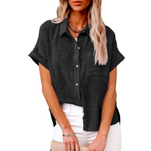 Load image into Gallery viewer, Summer Women Shirts Tops Cotton Linen T-shirt Women Top Camisas Mujer Casual T-Shirt Streetwear Loose Female T-Shirts New Shirt
