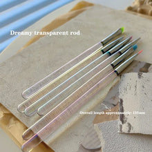 Load image into Gallery viewer, Nail Design Art Pen Aurora Transparent Brush Painting Brush Uv Gel Extension Drawing Carving Pen Diy Manicure Tool Nail Brush
