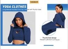 Load image into Gallery viewer, Ensemble Female 3 Pieces Yoga Set Gym Workout Clothes for Women Sport Long Sleeve Hoodie Sweater Active Wear Sport Set Tracksuit
