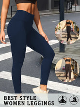 Load image into Gallery viewer, Women's Super Soft Leggings High Waisted Tummy Control No See Through Workout Yoga Running Athletic Push Up Gym Fitness Leggings
