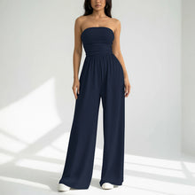 Load image into Gallery viewer, Strapless Wide Leg Casual Jumpsuit
