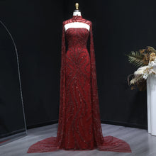 Load image into Gallery viewer, Sharon Said 2026 Luxury Evening Party Gowns Women' s Wedding Prom Dresses with Flowing Sleeves Elegant Mermaid SS663 Customized
