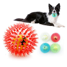 Load image into Gallery viewer, Pet dog toy, rubber tennis ball, prick ball, squeaking, grinding teeth, relieving boredom, accompanying various dogs of all size
