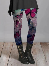 Load image into Gallery viewer, Women's Leggings Vintage Flower Pattern 3D Printed Outdoor Trousers New Stretch Elastic Waist Fall Winter Festival Streetwear
