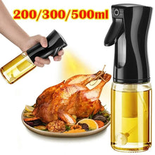 Load image into Gallery viewer, 1Pc 200/300/500 ML Oil Spray Pot Kitchen Household Edible Olive Oil Spray Bottle Atomized Misty Oil Tank Air Fryer Spray Bottle
