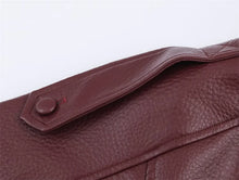 Load image into Gallery viewer, Black Faux Leather Moto Jacket
