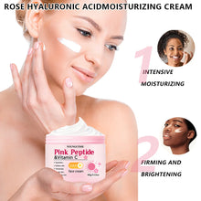 Load image into Gallery viewer, 4-Piece Day &amp; Night Skincare Set: Pink Peptide Vitamin C Day Cream + Sakura Retinol Night Cream &amp; Essence for Hydration, Firmnes
