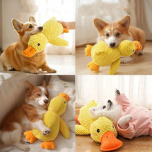 Load image into Gallery viewer, Duck Dog Toy Plush Chew Resistant Durable Dog Toy with Quacking Sound Teeth Grinding Relief Soft Companion for Small Large Dog
