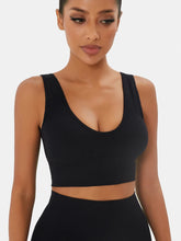 Load image into Gallery viewer, Sports Yoga Women's Bra Ribbed Shockproof Fitness Workout Bralette Sexy Elastic Backless Underwear Push-Up Bra Sportswear Tops
