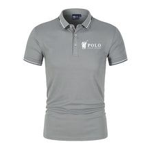 Load image into Gallery viewer, Men's premium summer polo shirt, quick drying, breathable, casual, business fashion, sports, short sleeved, men's clothing
