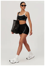 Load image into Gallery viewer, Yoga Set Women Sport Bra Gym Workout Legging High Waist Wide Flare Pant Fitness Sports Shorts Active Wear Suit
