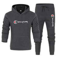 Load image into Gallery viewer, 2025 Men's Tracksuit Hooded Sweatshirt+Sweatpants 2 Pcs Sets Sports Suit Casual Jogger Sportswear 2 Piece Male Streetwear Sets
