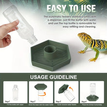 Load image into Gallery viewer, 1pc Pet Automatic Feeders Waterer For Small Repitiles Lizards Gecko Chameleon Frog Snake Turtle Spider Feeding Supplies
