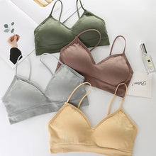 Load image into Gallery viewer, Women Sports Bras Fast Dry Elastic Padded Gym Running Skeep Bra Solid Color Fitness Yoga Sport Breathable Tops

