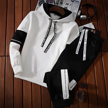 Load image into Gallery viewer, Printed Casual Hooded Pullover Sweatshirt
