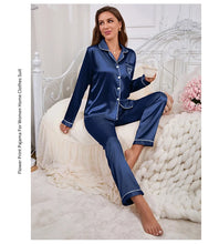Load image into Gallery viewer, Embroidered Victorian Pajama Set
