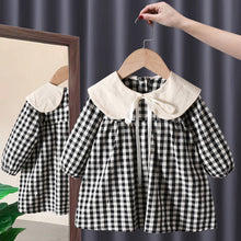 Load image into Gallery viewer, Bow Long Sleeve Toddler Dress
