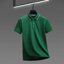 Load image into Gallery viewer, Men's Casual Solid Color Short Sleeve Polo Shirt  Summer Fashionable Comfortable Versatile Top for Men
