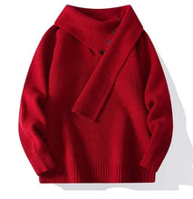 Load image into Gallery viewer, Fashion Men's Solid Color Sweaters Autumn Winter Casual Knitted Pullovers Youth High Streetwear Classic Top Sweatshirts Clothing
