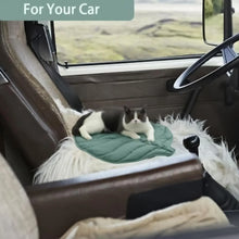 Load image into Gallery viewer, Leaves Shaped Pet Bed Reversible Soft Washable Non Slip Cushion For Cats Dogs Indoor Travel Camping Comfortable Cozy Cooling Mat
