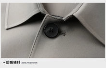 Load image into Gallery viewer, Solid Lapel Business Trench Coat
