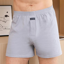 Load image into Gallery viewer, 100% Cotton Men Pajama Shorts Summer Solid Elastic Waist Short Pants Casual Breathable 3D Crotch Bottoms Sleepwear pijama hombre
