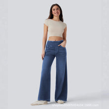 Load image into Gallery viewer, Wide Leg Zipper Detail Jeans
