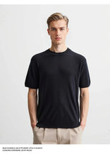 Load image into Gallery viewer, Knitted Smart Casual Tee Men
