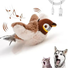 Load image into Gallery viewer, Rechargeable Chirping Bird Cat Toy
