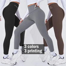 Load image into Gallery viewer, High Waist Yoga Warm Leggins Sports Tights Thermal Woman Running Pants Sexy Butt Lifting Leggings Push Up Panties Gym Fitness

