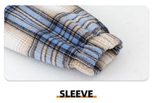 Load image into Gallery viewer, Fleece Lined Plaid Hooded Jacket
