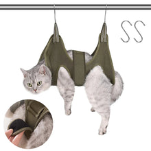 Load image into Gallery viewer, Pet Grooming Hammock Cat Dog Nail Clipper Fixer Teddy Hook Type Feeding Anti-scratch Artifact Restraint Bag Pet Accessories
