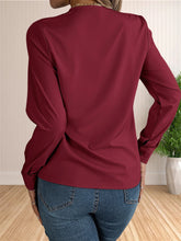 Load image into Gallery viewer, Elegant Layered V-Neck Work Blouse
