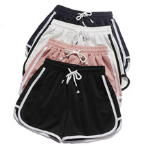 Load image into Gallery viewer, Women Yoga Shorts Summer Outer Wear Mid-Waist Casual Loose Straight Pants Lady Stylish Thin Breathable Wide Leg Gym Short Pants
