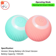 Load image into Gallery viewer, iLMH 1/2 PCS Cat Interactive Ball Toy Automatic Rolling Ball Faux Tail Rechargeable Smart Pet Electric Toy Pet Toy Imitate Mouse
