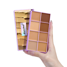 Load image into Gallery viewer, 8 Shade Soft Matte Cream Concealer Palette Full Coverage Fade Dark Circles Blemishes Waterproof Long Lasting Oil Control Makeup
