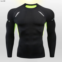 Load image into Gallery viewer, Gym Fitness T Shirt Men's Short Sleeve Summer Boxing Jersey Legging Men Rashguard Compression Pants Quick Dry Tight T-Shirts Men
