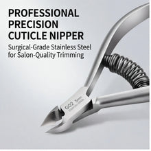 Load image into Gallery viewer, Professional Pedicure Nail Tools: Double Springs Cuticle Trimmer, Sharp Blade Clippers for Nail Art &amp; Care
