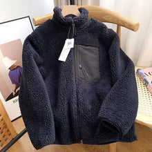 Load image into Gallery viewer, Warm Stand Collar Motorcycle Jacket

