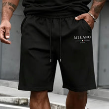 Load image into Gallery viewer, Men's Tracksuit Short Sleeve Top and Sports Shorts 2026 Summer Italy Fashion T-shirt Outfit Home Outdoor Daily Casual Sportswear
