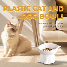 Load image into Gallery viewer, Cat Bowl Pet Accessories Ceramic Diagonal High Feet Cute Protection Cervical Spine Dog Bowl Drink Water Bowl Pet Supplies
