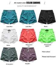Load image into Gallery viewer, New Men's Sports Casual 3/4 Shorts With Ice Silk Lightweight Sweat-absorbing Outdoor Quick Drying Running Fitness Loose Pants
