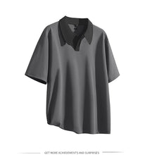 Load image into Gallery viewer, Oversized Contrast Summer Polo Shirt
