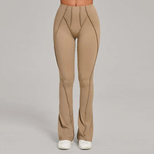 Load image into Gallery viewer, Gym Workout Women's Wide-Leg Tight-Fitting Hip-Lifting Yoga Flared Pants Dance High-Waist Flared Casual Outdoors Sports Trousers
