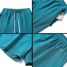 Load image into Gallery viewer, Men's Quick Dry Running Shorts with Drawstring and Zip Pockets - Ideal for Athletic Workouts and Gym Sessions
